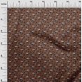 thumbnail image 3 of oneOone Rayon Brown Fabric Bird Sewing Craft Projects Fabric Prints By Yard 56 Inch Wide, 3 of 5