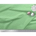 thumbnail image 2 of Soimoi Green Heavy Satin Fabric Alphabet V Text Printed Fabric 1 Yard 54 Inch Wide, 2 of 3
