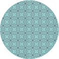 thumbnail image 1 of Ahgly Company Tapis Rond Lavable en Machine Intérieur Transitionnel Vert Profond, 6 Pieds Rond, 1 of 7