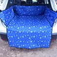 thumbnail image 4 of Miangastore 1pc Large Car Pet Trunk Mat Tarpaulin Waterproof Dog Cat Back Seat Covers Rear Auto Pad Car Protection Blanket (Blue), 4 of 8