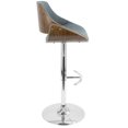 thumbnail image 3 of Tabouret de bar ajustable moderne milieu-du-siècle Fabrizzi, de LumiSource, 3 of 7
