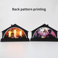 thumbnail image 2 of LED Halloween Luminous House Exquisite Halloween Lit Building Decorative Halloween Retro Light Building for Party Halloween Home, 2 of 9