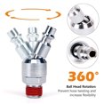 thumbnail image 3 of Connecteur de Tuyau d'Air, 6PCS Raccords Rapides Taille Standard pour Outils Pneumatiques, 3 of 8