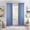 Sky Blue, variant on Satin Curtains, Polyester Window Drapes, Elegant Living Room Bedroom Drapes, Blackout Sheer Curtains for Large Windows, Home Decor Window Treatments with Silky Texture