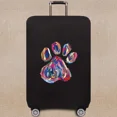 thumbnail image 1 of Travel Accessories Luggage Case Suitcase Dust Protective Cover 18-28 Inch Footprints Pattern Series Trolley Case Elastic Cover 8Footprints011 L, 1 of 6