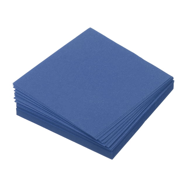 Uxcell Origami Paper Double Sided for Art Craft Project Beginner 100 Sheets Navy Blue 2x2 inch