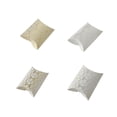 thumbnail image 2 of Shengyu 50 Pieces Pillow Candy Box Paper Festival Birthday Celebration Chocolates Favors Snacks Present Storage Package Children Silver Pattern, 2 of 6