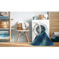 thumbnail image 2 of Ahgly Company Tapis d'Intérieur Ronds Transitionnels Lavables à la Machine Bleu Ivy Blue, 4 Pieds Rond, 2 of 7