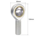 thumbnail image 2 of Uxcell Rod End Bearing Self-lubricated Joint Bearing Right Hand Male Thread Connector 20mm, 2 of 6