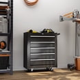 thumbnail image 2 of 31" Steel Rolling Tool Cart Storage Cabinet Chest Tool Box W/ 5 Drawer, 2 of 10