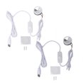 thumbnail image 2 of Dimmable LED Mini Spotlight Jewelry Showcase Display Lights, 2Pcs Dimmable Spotlight USB 5V Stepless Brightness Dimming LED Mini Spot Light with 6.6ft Cable for Display Cabinets, 2 of 7