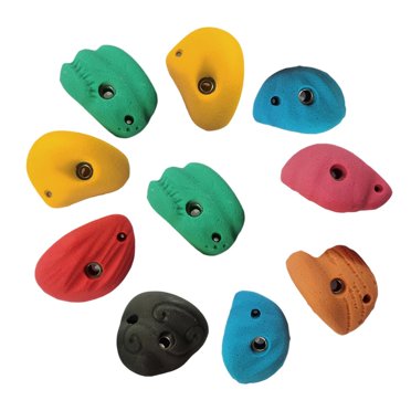 maskred 10x Rock Climbing Holds for Tree Climbing Climbing Frame Playground Play Set withoutBackNailScrew 9cm to 13cm