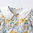 thumbnail image 4 of Birdeem Robe à Bretelles d'Été à Imprimé Floral pour Tout-Petite Fille avec Chapeau et Épingle à Cheveux, 4 of 9