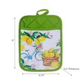 thumbnail image 2 of Pot Holder With Pocket Lemon Fruit - Set of 6, 2 of 2