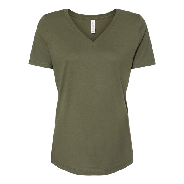 Bella Canvas 6405 Missy Jersey T-Shirt à Manches Courtes à Col en V, TG