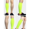 thumbnail image 3 of WZXFASHION Calf Compression Sleeve Leg Performance Support Shin Splint & Calf Pain Relief Clothing Shoes & Accessories Green M, 3 of 3