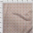 thumbnail image 2 of oneOone Organic Cotton Voile Fabric Check Ikat Decor Fabric Printed BTY 42 Inch Wide, 2 of 4