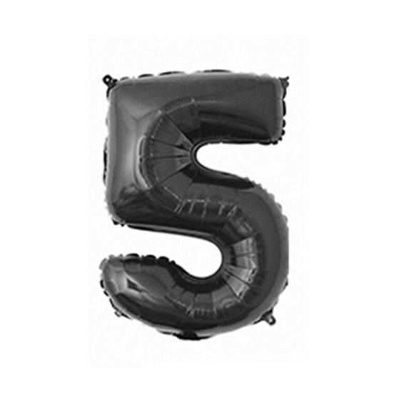 fastboy 32-inch Number Balloon Decorative Aluminum Foil Balloon Birthday Wedding Party Holiday Gift Decoration Type 5