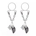 thumbnail image 1 of JUNWELL 2X Sexy Adjustable Nipple Rings Non-Piercing Clip On Dangle Fake Nipplerings-08, 1 of 6