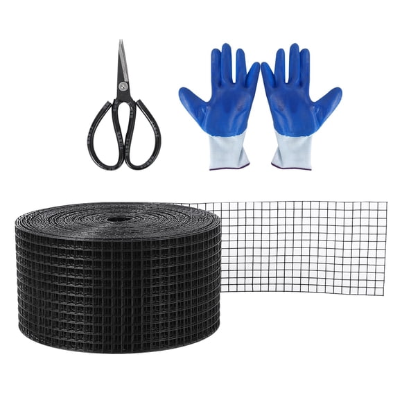 GloryStar Heavy Duty Solar Panel Bird Guard, 6 x 120 Ft Galvanized Steel Mesh with PVC Coating and 60 Hooks for Rustproof Bird and Debris Protection