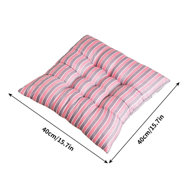 Coussin à Imprimé Rayé Coussin à Dessus Coussin de Bureau Sédentaire