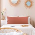 thumbnail image 2 of PiccoCasa Body Pillowcase Soft 1800 Series Microfiber Long Pillow Cover, Standard Orange, 2 of 8
