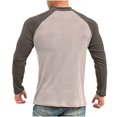 thumbnail image 5 of RXIRUCGD Pull Décontracté Mode pour Hommes Couleur Unie Manches Longues Col Rond, Marron, Taille : TG, 5 of 5
