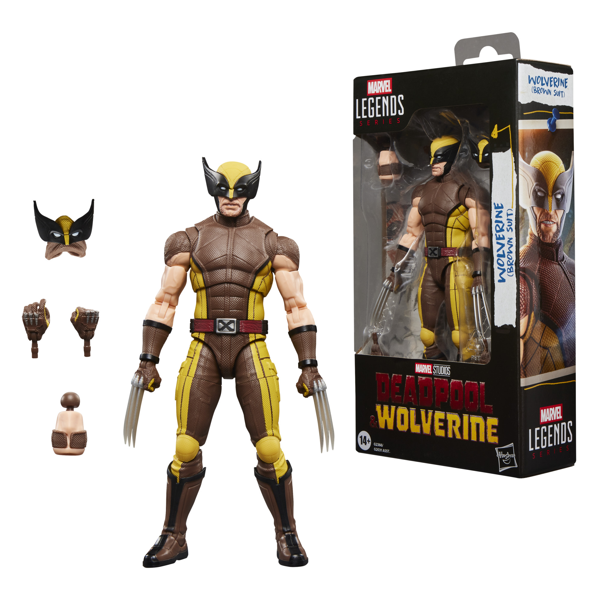 Marvel Legends Series Wolverine (Brown Suit), Marvel Studios' Deadpool & Wolverine Action Figure