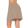 thumbnail image 5 of Gspmoly Shorts de Course pour Femmes, Nouveau Coloris pour Femmes Jupe-Pantalon Taille Mi-Haute Shorts de Sport Décontractés Jupe-Pantalon de Base Shorts de Randonnée Femmes Économies Kaki TG, 5 of 5