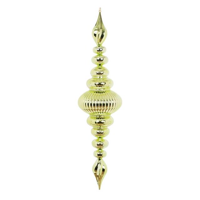 Vickerman M183854 41 in. Celadon Shiny Finial Ornament