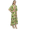 thumbnail image 2 of Bimba Kimono Long Vert pour Femmes avec Cordon de Serrage Kaftan-26, 2 of 6