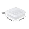 thumbnail image 3 of JWshufel 2 Pack Airtight Cheese Storage Containers With Lids For Fridge Long Lasting Food Grade Preservation For Cheese And Spices Stackable Anti-Slip Design For Easy Access, 3 of 8