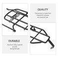thumbnail image 2 of KAKOWELY Durable Bike Carrier Rack Back Stand Folding Cargo Rack Bike Rear Shelf Luggage Carrier for Outdoor,11.42"X6.3"X1.97", 2 of 4