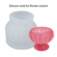 thumbnail image 1 of Roman Column Candle Molds Ancient Railing Silicone Stripe Shape Cylinder Candle Pillar Mould for DIY Handmade Candle, 1 of 2