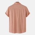 thumbnail image 4 of RKSTN Chemise pour Homme Plage Hawaïenne Décontractée Chemise à Pois Col Rabattu Blouse à Manches Courtes Hauts, 4 of 9