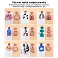 thumbnail image 4 of Clay Cutters Set, 129 Pieces, Easy To Use,  Plastic, Safe Design, Multipurpose, DIY Gift, For Jewelry Making, Clay Earrings, , Fondants, 4 of 8