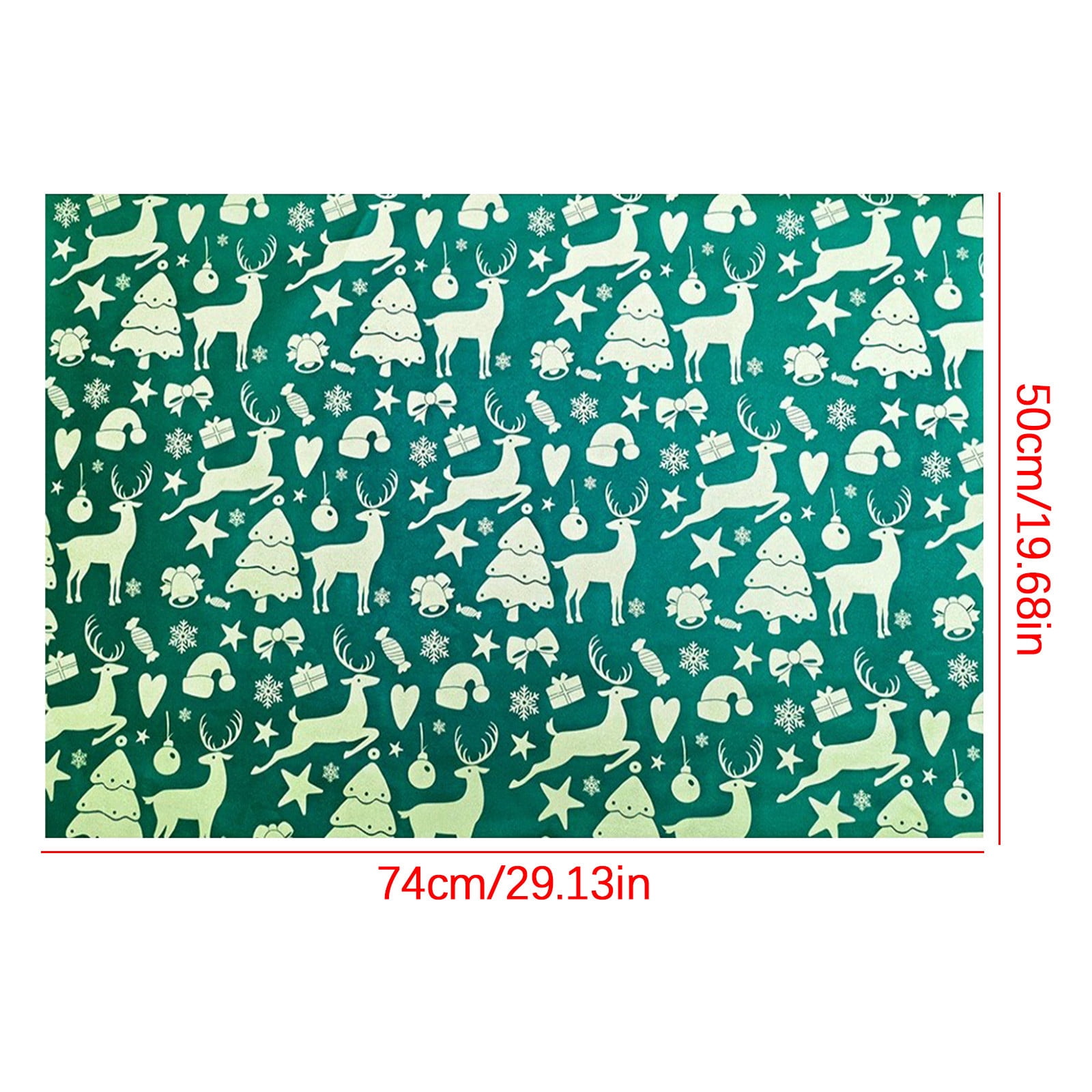 Christmas Wrapping Paper Roll Vintage Holiday Patterns Gift Wrap for ...