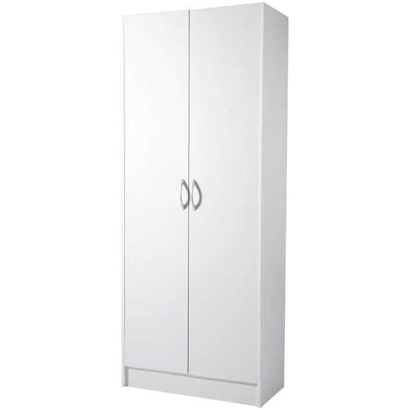 KFFKFF Kitchen Pantry Cabinet, 60" Tall Food Pantry Storage Cabinet, 110LBS Freestanding Storage Cabinet Cupboard with 3 Shelves(2 Adjustable)