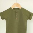 thumbnail image 4 of Timegard Baby Clothes Newborn Infant Ribbed Short Sleeve Rompers Onesie Summer Comfy Toddler Clothing, 4 of 5