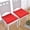 Rouge6, variante sur Coussin de Chaise Givré Uni Coussin de Chaise de Salle à Manger Coussin de Siège pour Bureau Étudiant et Hiver Non Décolorant