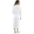 thumbnail image 4 of NY Threads Womens Fleece Bathrobe - Shawl Collar Soft Plush Spa Robe (X-Large, White), 4 of 10
