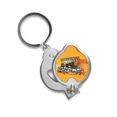 thumbnail image 1 of Graffiti Street Black Orange Urban Pattern Finger Nail Clippers Scissor Stainless Steel Cutter, 1 of 3