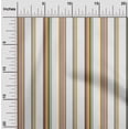 thumbnail image 1 of oneOone Silk Tabby Fabric Multicolor Stripe Printed Craft Fabric BTY 42 Inch Wide, 1 of 3