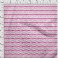 thumbnail image 3 of oneOone Silk Tabby Fabric Chevron Ikat Printed Craft Fabric BTY 42 Inch Wide, 3 of 4