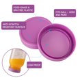 thumbnail image 3 of Iodue Closure Bags lids Boxes 1PC Wide Mouth Plastic Mason Jar Lids Unlined White Ribbed Lids 86mm, 3 of 3