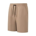 thumbnail image 1 of Yuyuzo Mens Shorts Plus Size Elastic Wasit Drawstring Solid Color Lightweight Baggy Lounge Shorts, 1 of 6