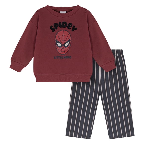 Spider Man Baby Boys' 2-piece Sweatshirt and Pants Set