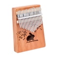 thumbnail image 1 of Agiferg Musical Instruments Toys Wooden 17 Tone Finger Piano Beginner's Guide To Solid Wood Thumb Piano, 1 of 1