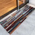 thumbnail image 4 of Colored Stones Print Foam Bath Rugs and Doormats Non Slip Absorbent Super Cozy Flannel Bathroom Rug Carpet 71 x 24 inches, 4 of 8