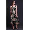 thumbnail image 2 of Bimba Robe Midi d'Été Imprimée à Fleurs pour Femmes Col en V Tenue de Vacances-Moyenne, 2 of 5